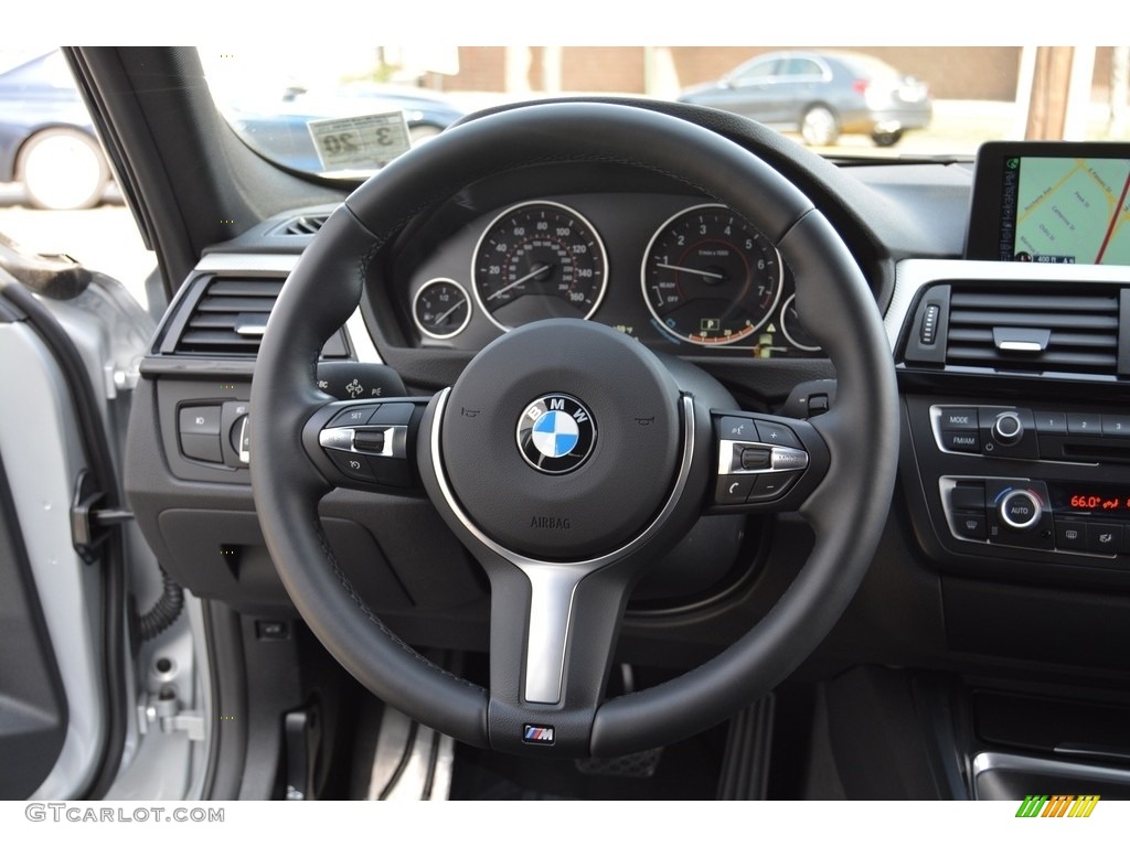 2015 3 Series 328i xDrive Sedan - Glacier Silver Metallic / Black photo #17