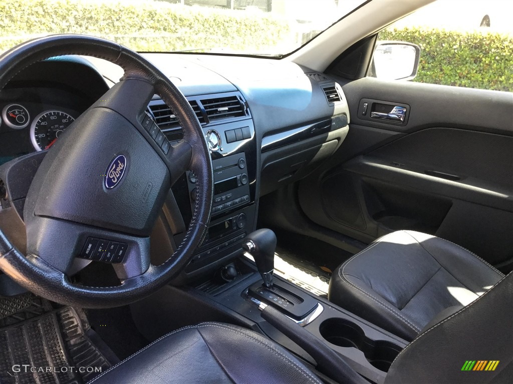 2007 Fusion SEL V6 - Black / Charcoal Black photo #8