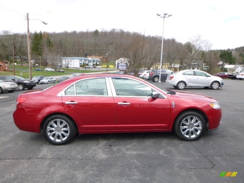 2011 MKZ AWD - Red Candy Metallic / Cashmere photo #7