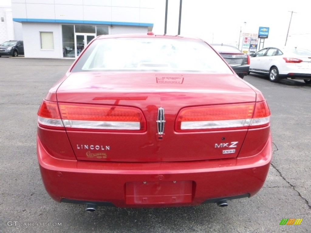 2011 MKZ AWD - Red Candy Metallic / Cashmere photo #9