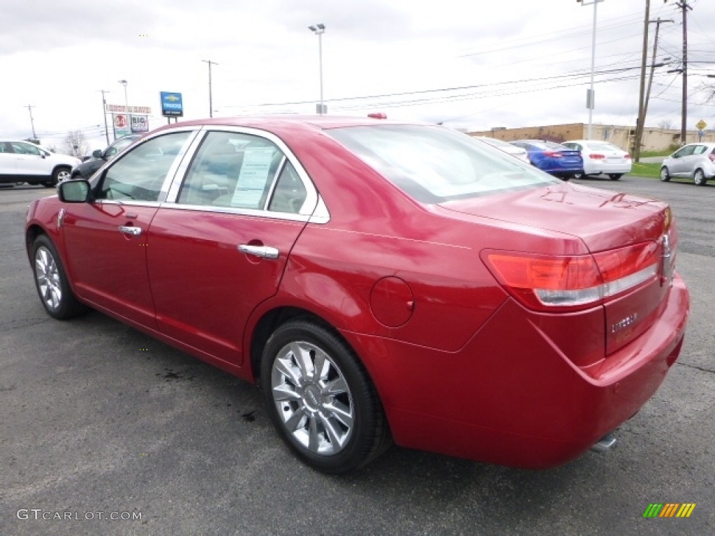 2011 MKZ AWD - Red Candy Metallic / Cashmere photo #10