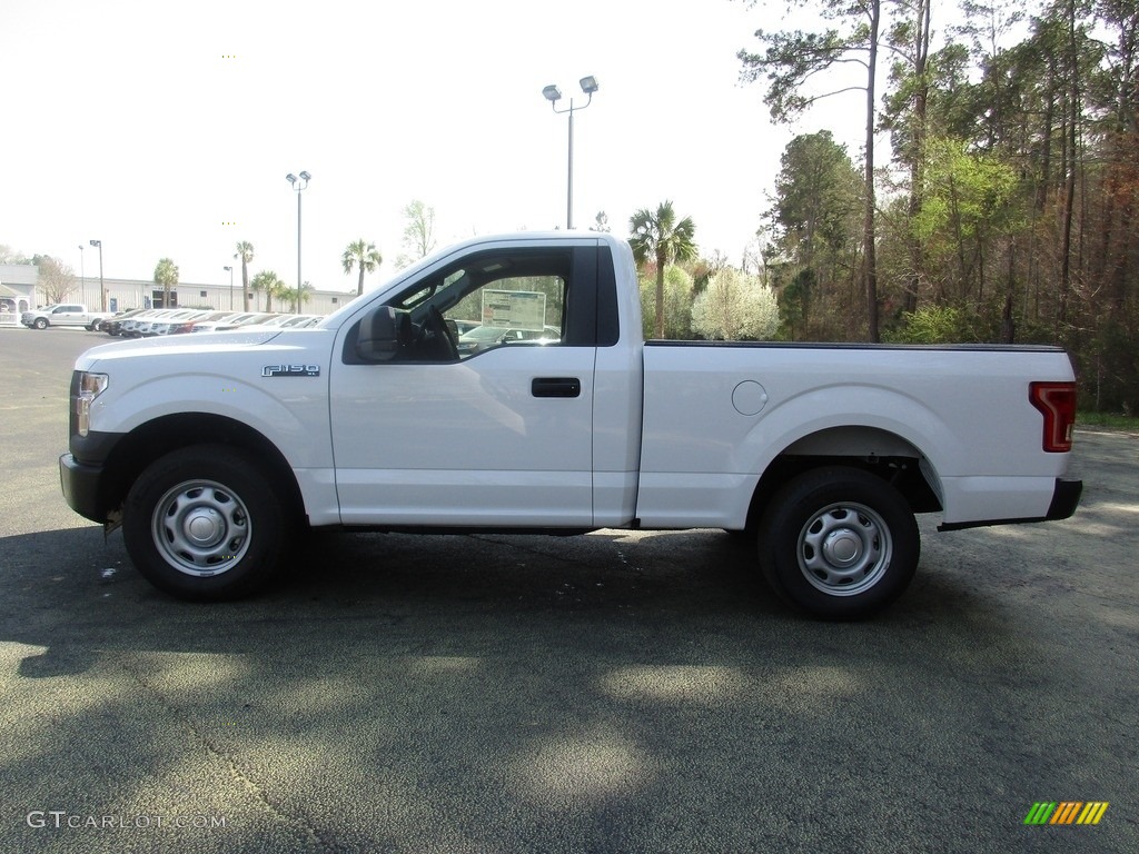 2016 F150 XL Regular Cab - Oxford White / Medium Earth Gray photo #9