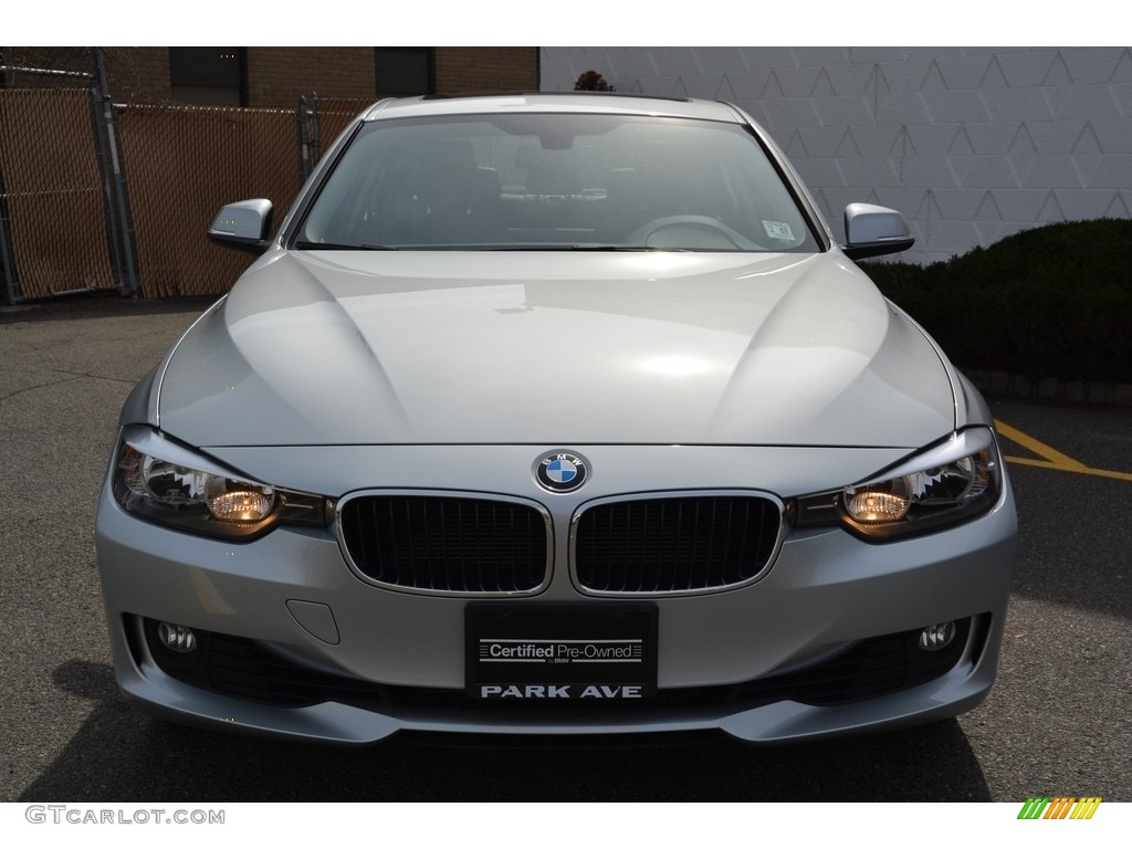 2013 3 Series 328i xDrive Sedan - Glacier Silver Metallic / Black photo #7