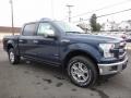2016 Blue Jeans Ford F150 Lariat SuperCrew 4x4  photo #3