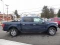 2016 Blue Jeans Ford F150 Lariat SuperCrew 4x4  photo #4