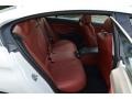 2014 BMW 6 Series Vermilion Red Interior Rear Seat Photo