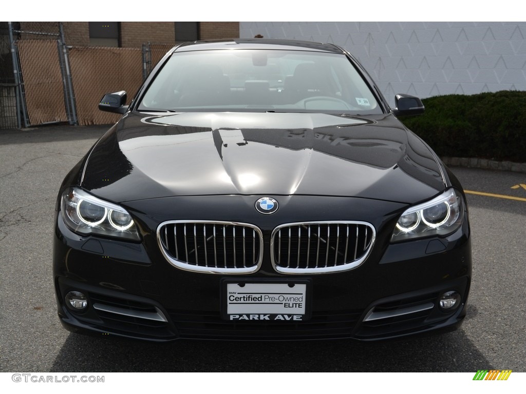 2016 5 Series 535i xDrive Sedan - Black Sapphire Metallic / BMW Individual Amaro Brown photo #7