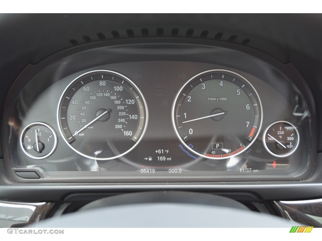 2016 5 Series 535i xDrive Sedan - Black Sapphire Metallic / BMW Individual Amaro Brown photo #20