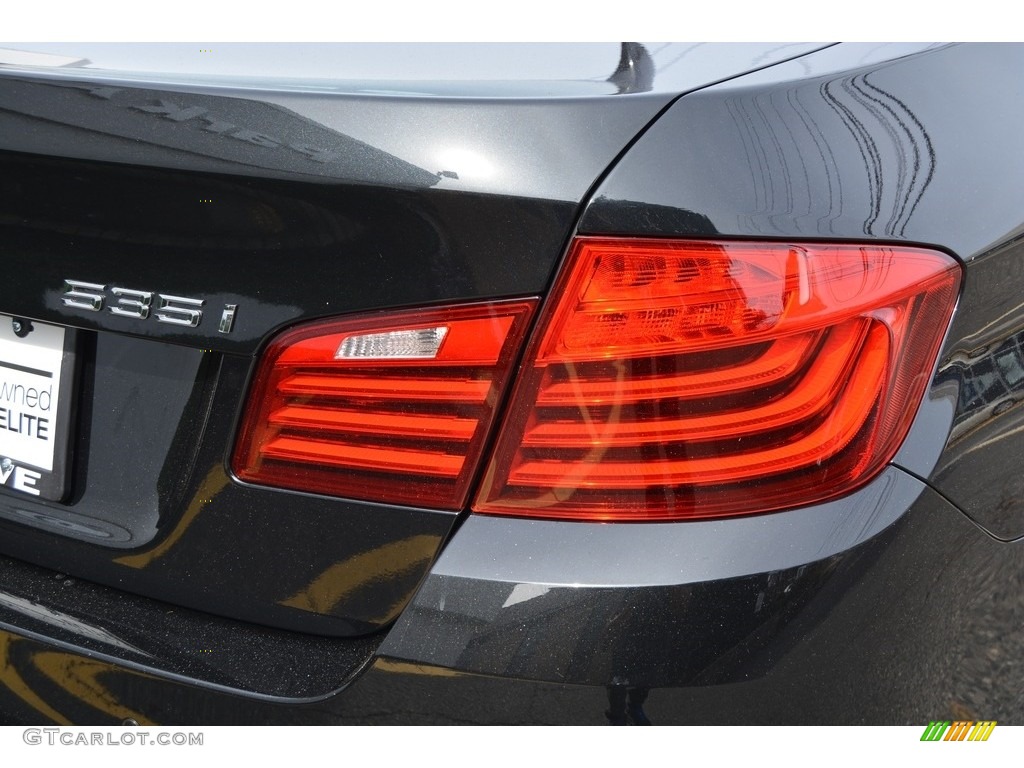 2016 5 Series 535i xDrive Sedan - Black Sapphire Metallic / BMW Individual Amaro Brown photo #22