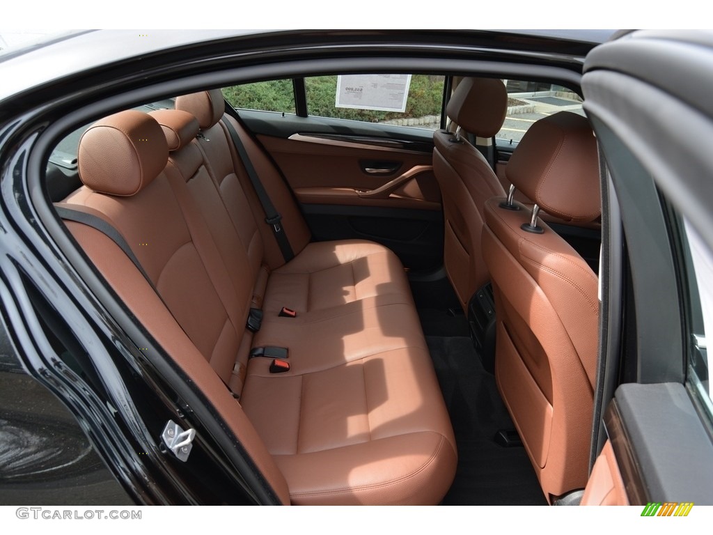 2016 5 Series 535i xDrive Sedan - Black Sapphire Metallic / BMW Individual Amaro Brown photo #24