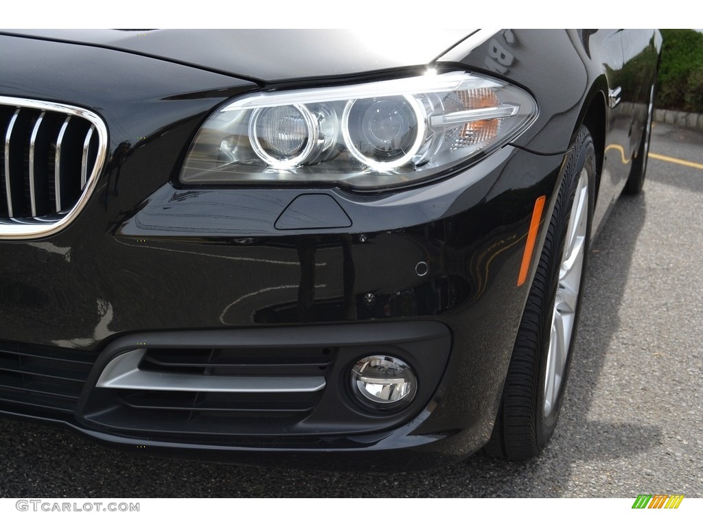 2016 5 Series 535i xDrive Sedan - Black Sapphire Metallic / BMW Individual Amaro Brown photo #30