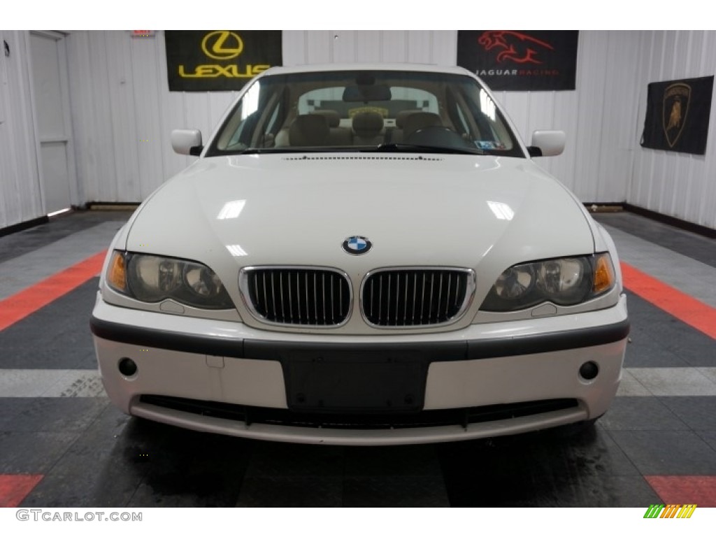 2004 3 Series 330xi Sedan - Alpine White / Black photo #4