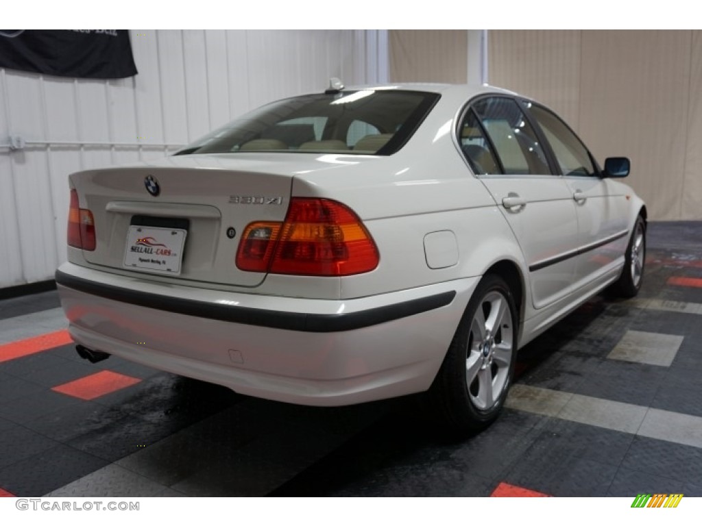 2004 3 Series 330xi Sedan - Alpine White / Black photo #8