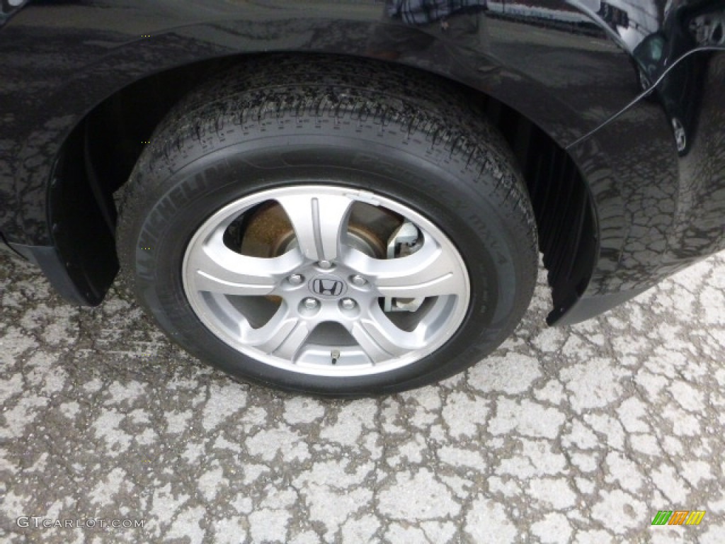 2015 Pilot EX-L 4WD - Crystal Black Pearl / Gray photo #2