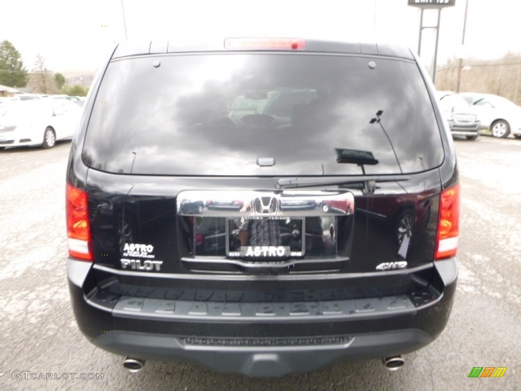 2015 Pilot EX-L 4WD - Crystal Black Pearl / Gray photo #6