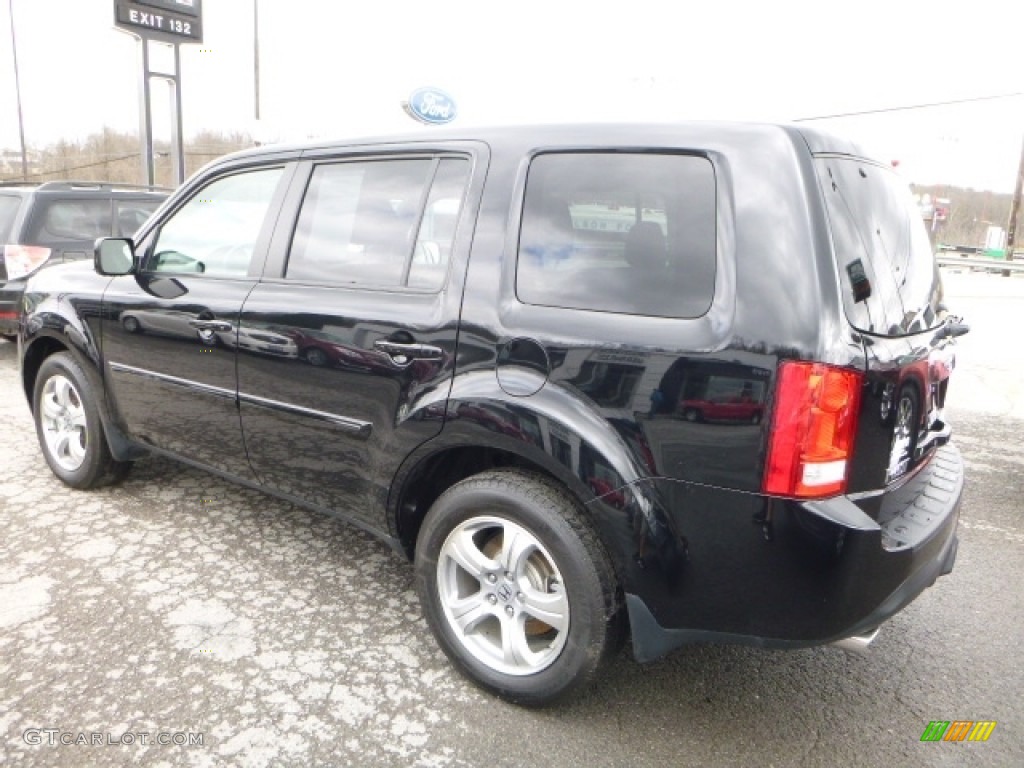 2015 Pilot EX-L 4WD - Crystal Black Pearl / Gray photo #7