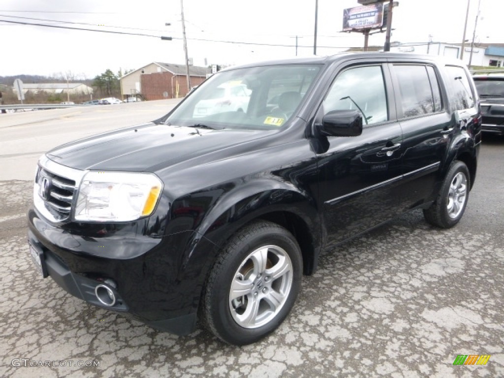 2015 Pilot EX-L 4WD - Crystal Black Pearl / Gray photo #10