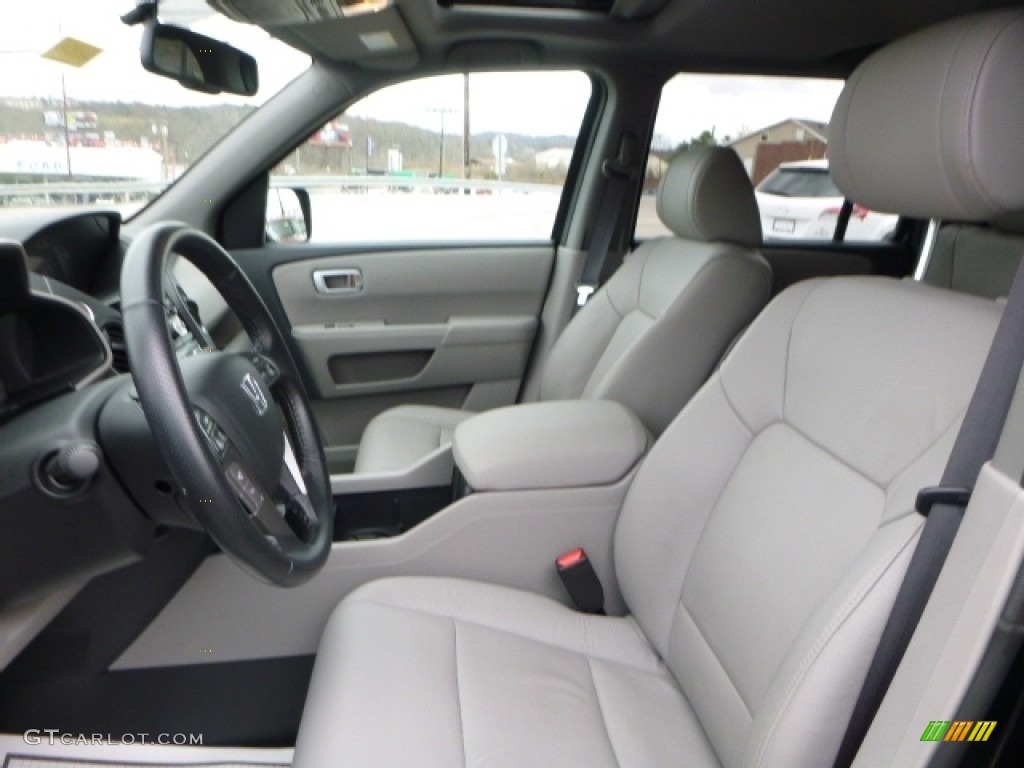 2015 Pilot EX-L 4WD - Crystal Black Pearl / Gray photo #12