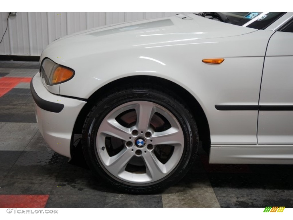 2004 3 Series 330xi Sedan - Alpine White / Black photo #80