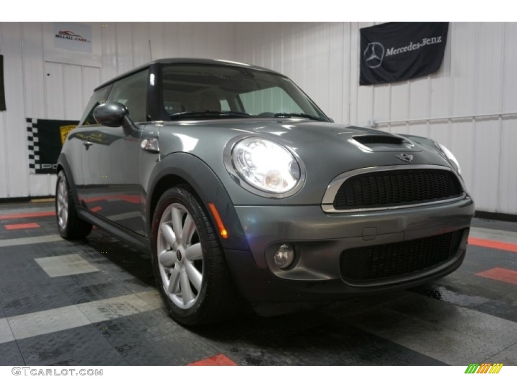 2007 Cooper S Hardtop - Dark Silver Metallic / Gravity Tuscan Beige photo #5