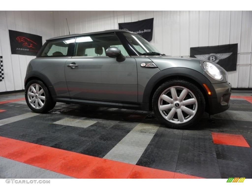 2007 Cooper S Hardtop - Dark Silver Metallic / Gravity Tuscan Beige photo #6