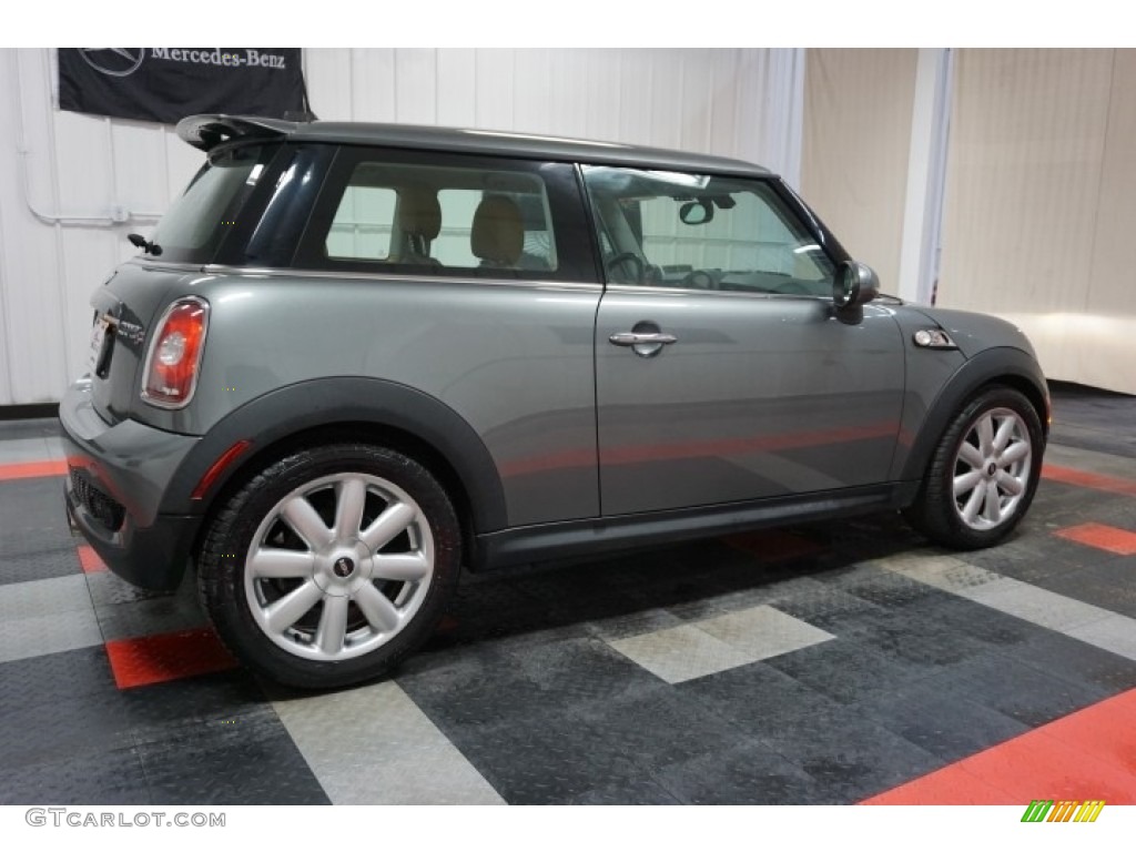 2007 Cooper S Hardtop - Dark Silver Metallic / Gravity Tuscan Beige photo #7
