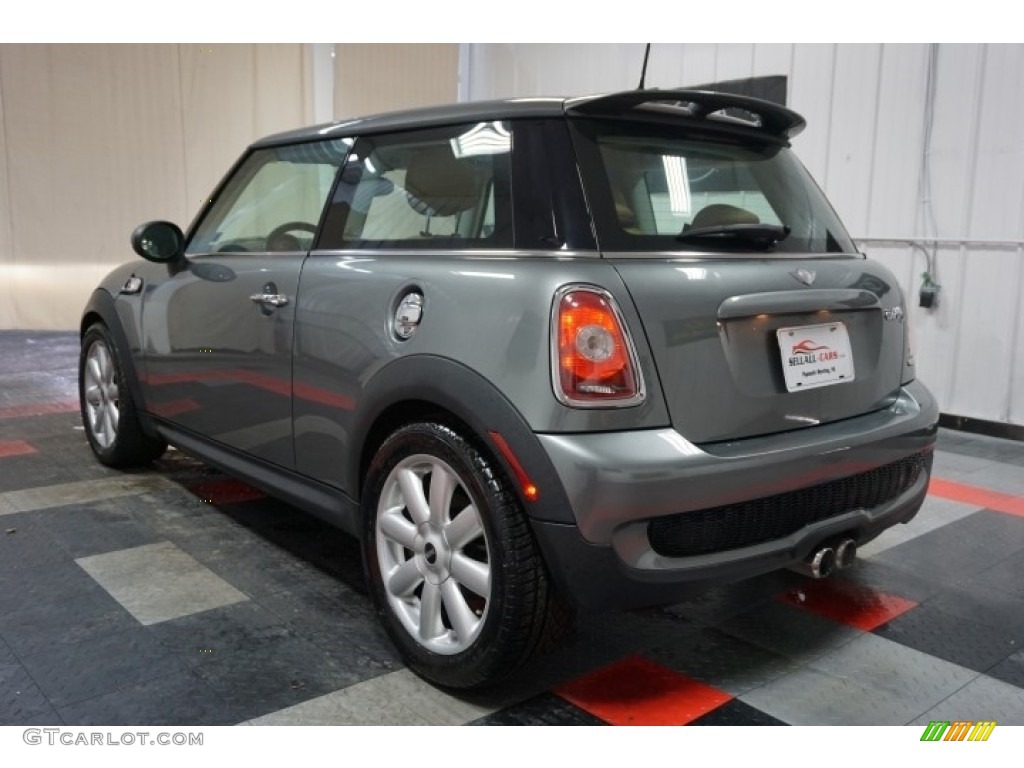 2007 Cooper S Hardtop - Dark Silver Metallic / Gravity Tuscan Beige photo #10