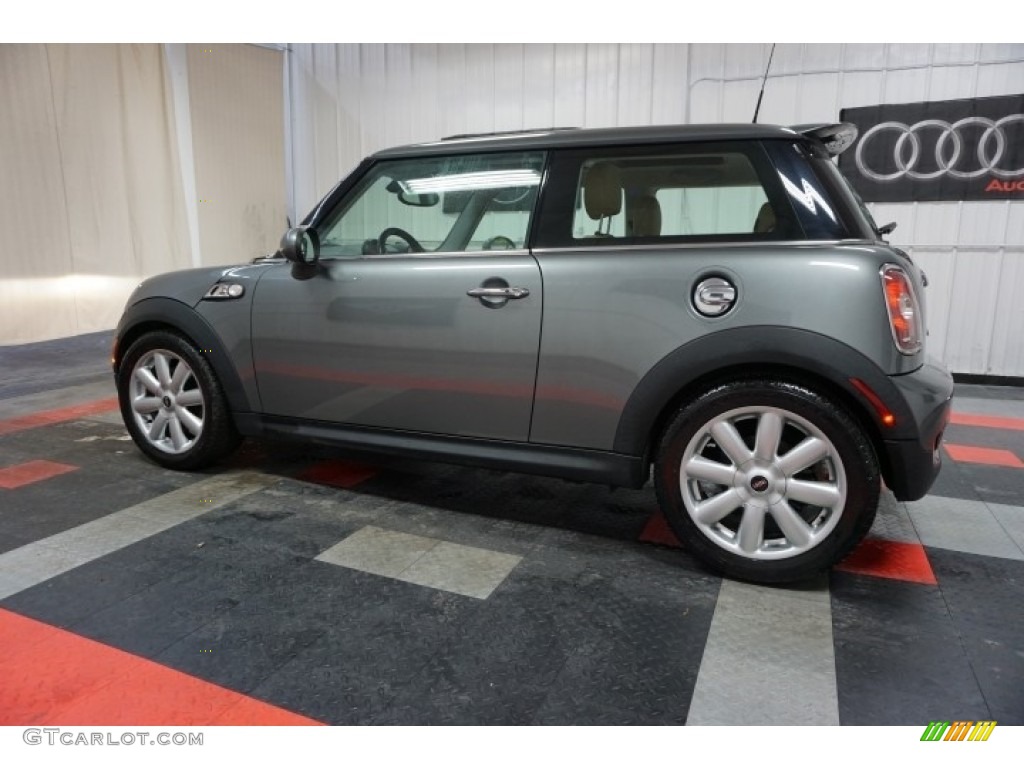 2007 Cooper S Hardtop - Dark Silver Metallic / Gravity Tuscan Beige photo #11
