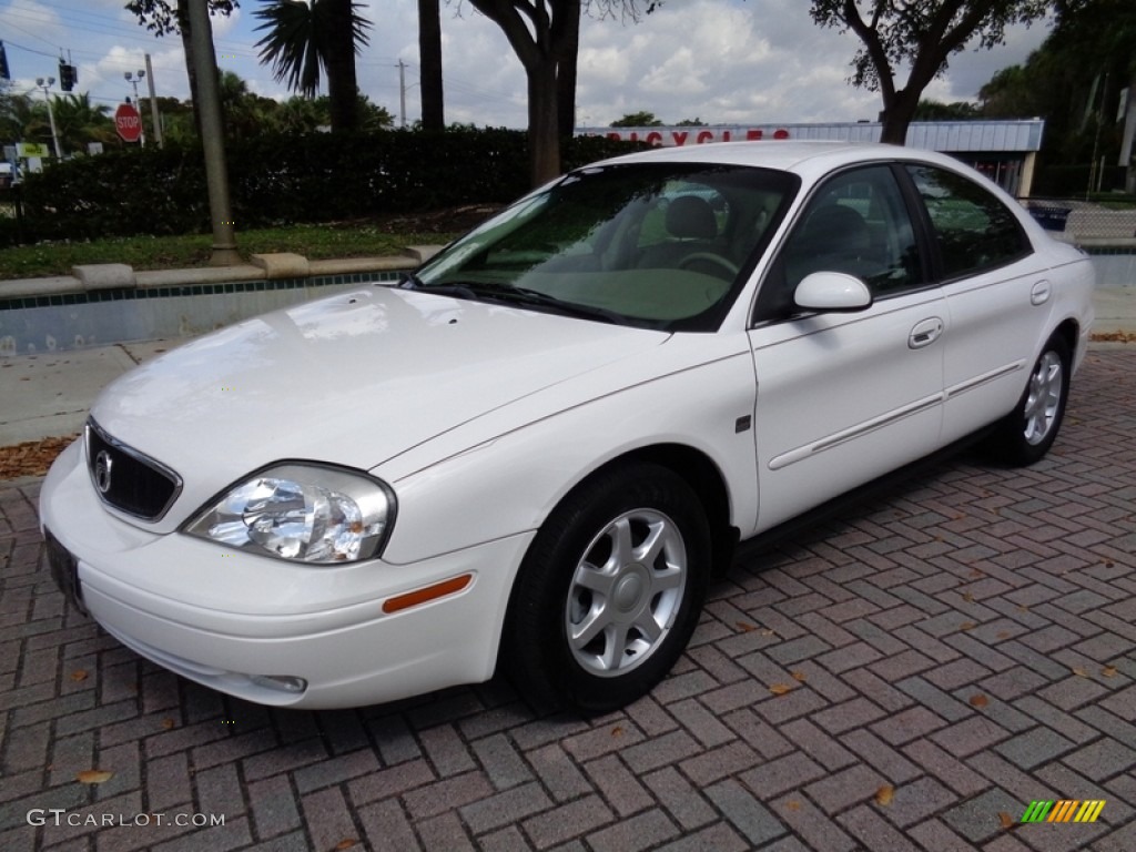 2003 Sable LS Premium Sedan - Vibrant White / Medium Parchment photo #1