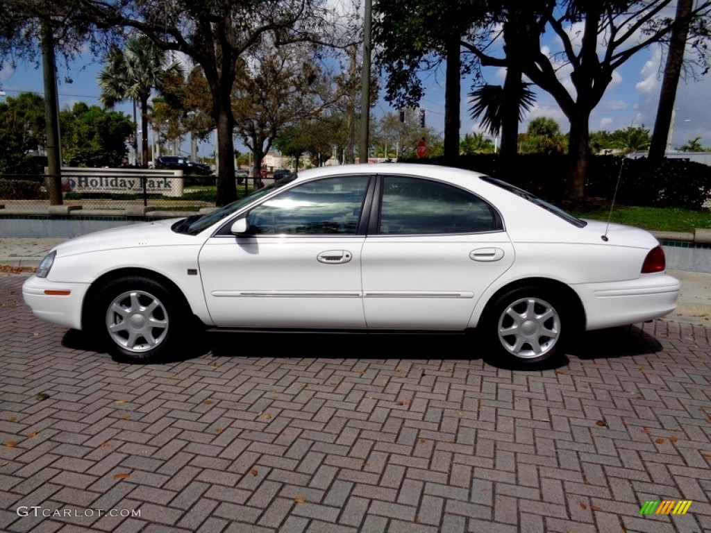 2003 Sable LS Premium Sedan - Vibrant White / Medium Parchment photo #3