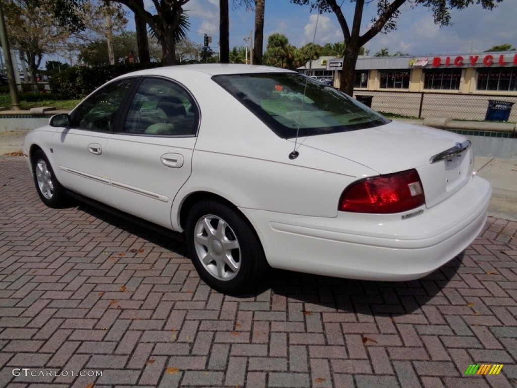 2003 Sable LS Premium Sedan - Vibrant White / Medium Parchment photo #5