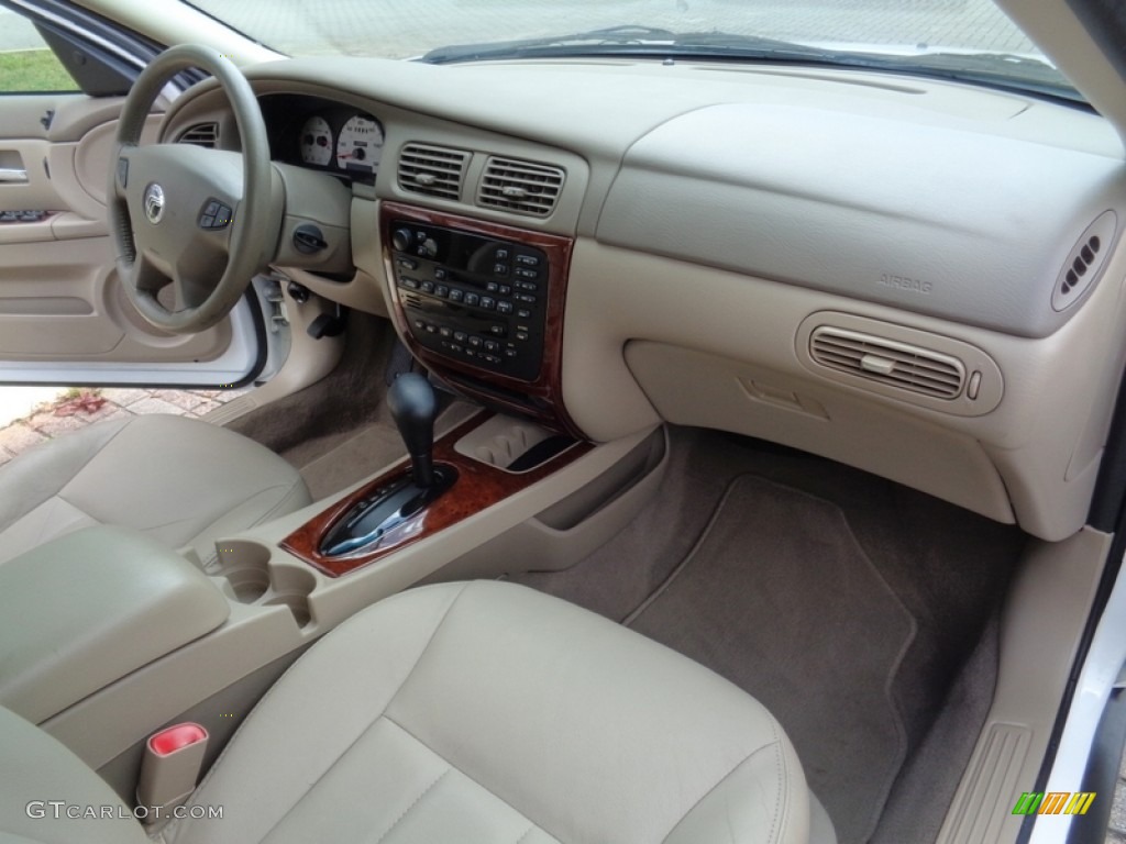 2003 Sable LS Premium Sedan - Vibrant White / Medium Parchment photo #6