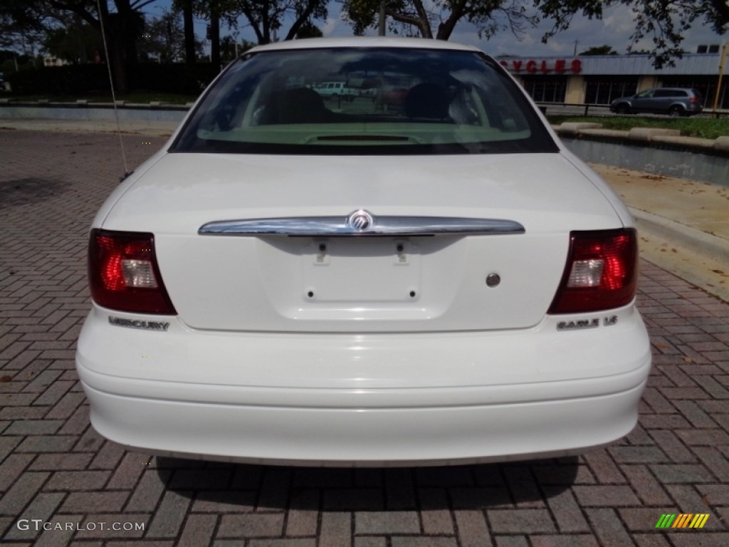 2003 Sable LS Premium Sedan - Vibrant White / Medium Parchment photo #7