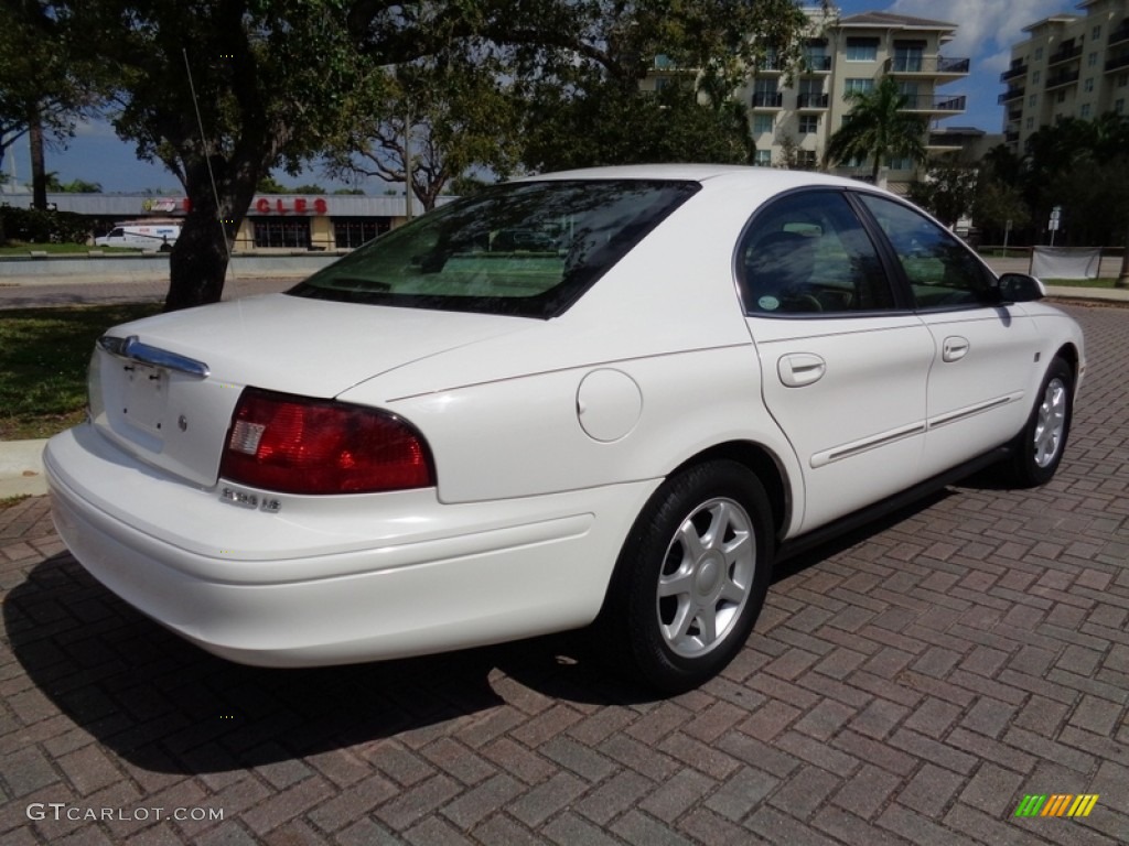 2003 Sable LS Premium Sedan - Vibrant White / Medium Parchment photo #9