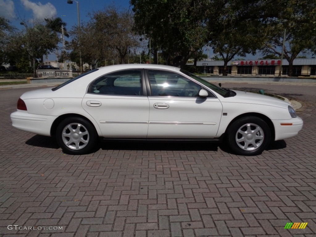 2003 Sable LS Premium Sedan - Vibrant White / Medium Parchment photo #11