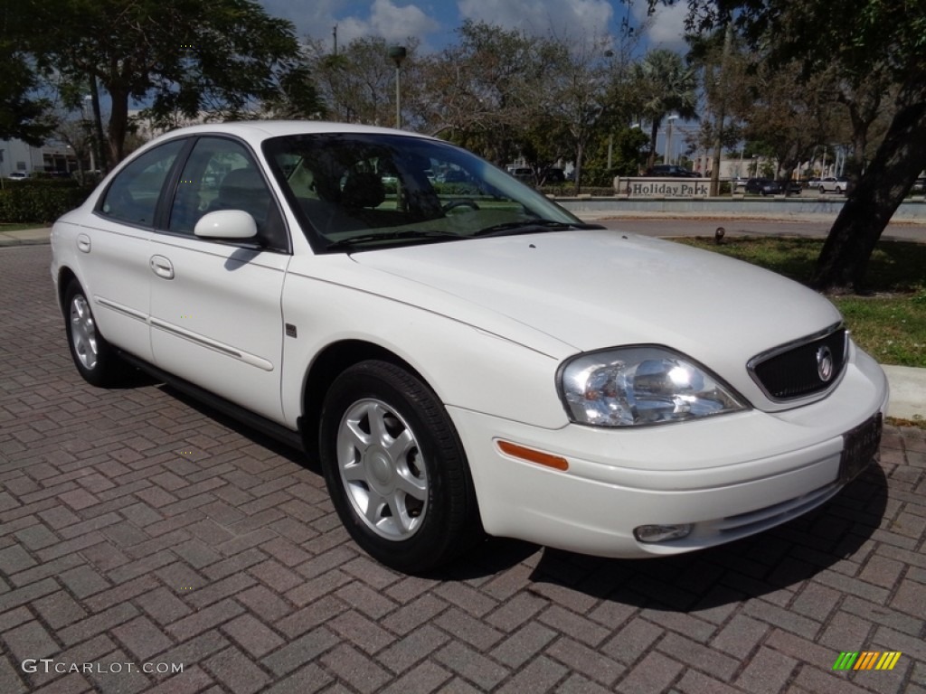 Vibrant White 2003 Mercury Sable LS Premium Sedan Exterior Photo #111589889