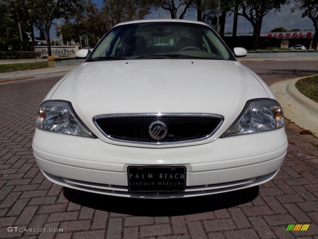 2003 Sable LS Premium Sedan - Vibrant White / Medium Parchment photo #15