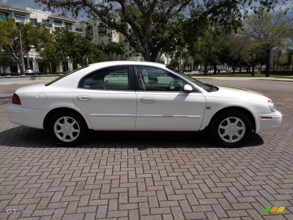 2003 Sable LS Premium Sedan - Vibrant White / Medium Parchment photo #29