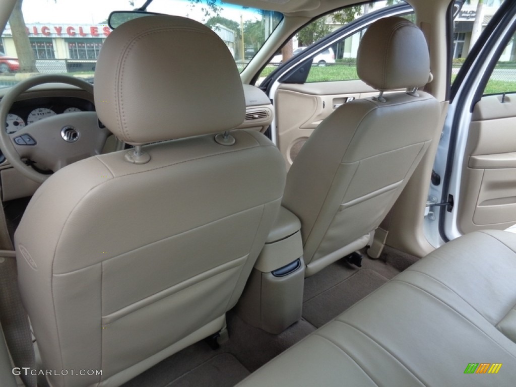 2003 Sable LS Premium Sedan - Vibrant White / Medium Parchment photo #30