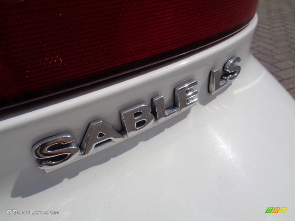 2003 Sable LS Premium Sedan - Vibrant White / Medium Parchment photo #47