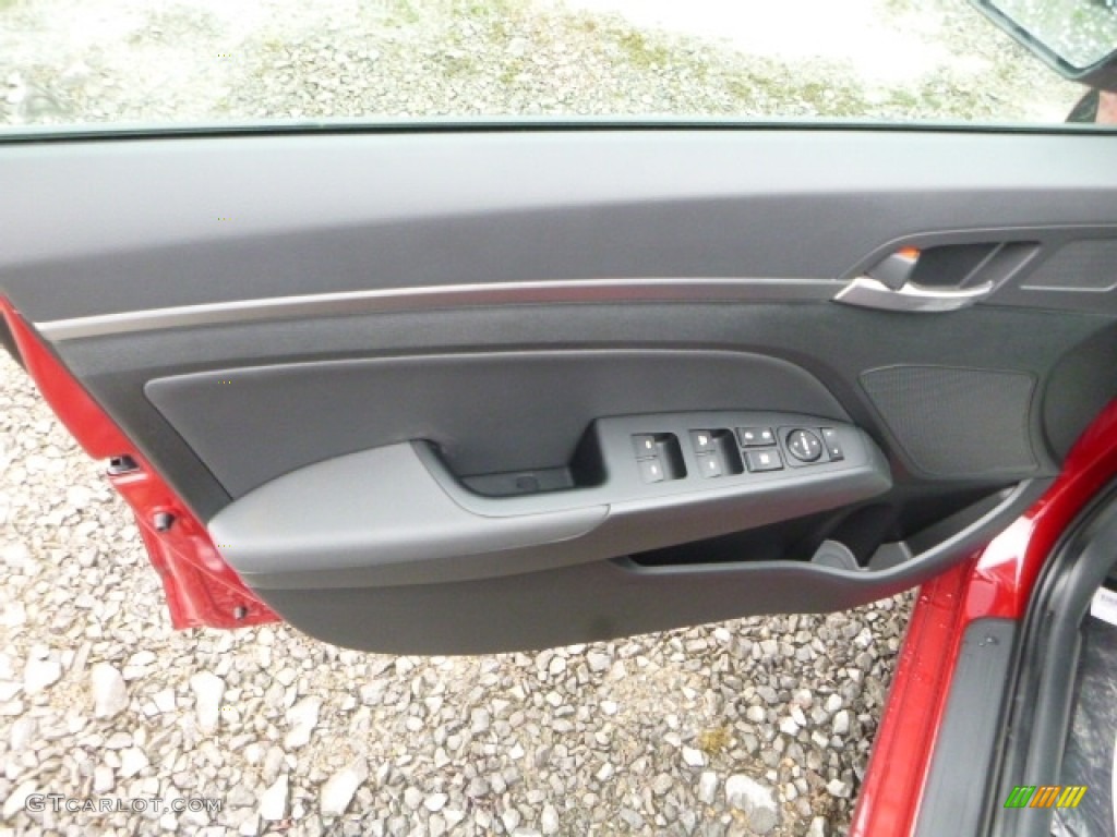 2017 Elantra Limited - Red / Gray photo #13