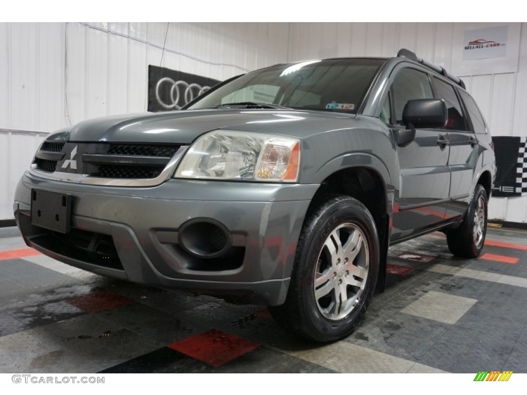 2006 Endeavor LS AWD - Titanium Gray Pearl / Charcoal photo #3