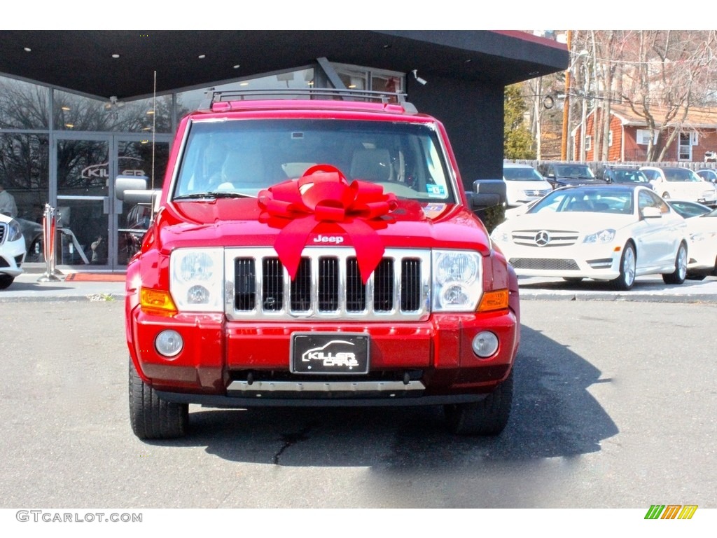 2006 Commander Limited 4x4 - Inferno Red Pearl / Dark Khaki/Light Graystone photo #2