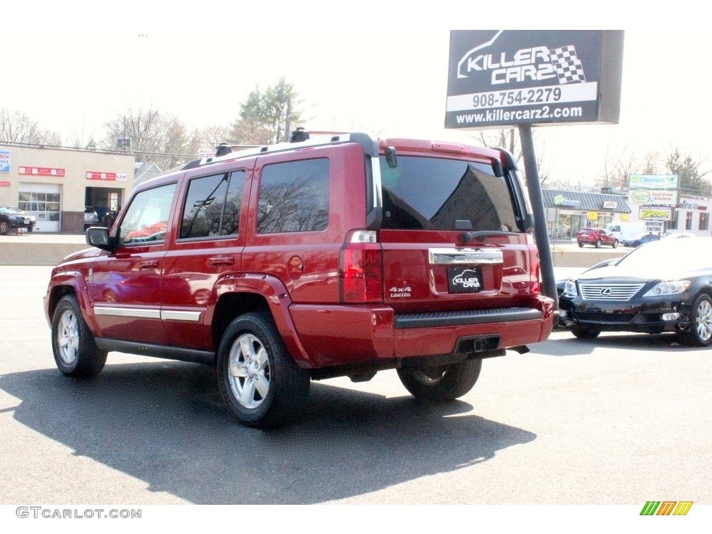 2006 Commander Limited 4x4 - Inferno Red Pearl / Dark Khaki/Light Graystone photo #5