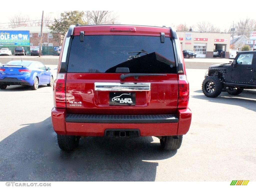 2006 Commander Limited 4x4 - Inferno Red Pearl / Dark Khaki/Light Graystone photo #6