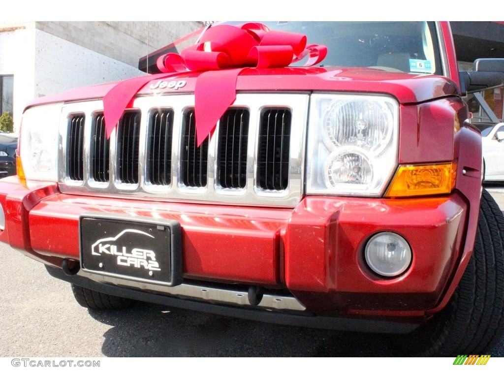 2006 Commander Limited 4x4 - Inferno Red Pearl / Dark Khaki/Light Graystone photo #13