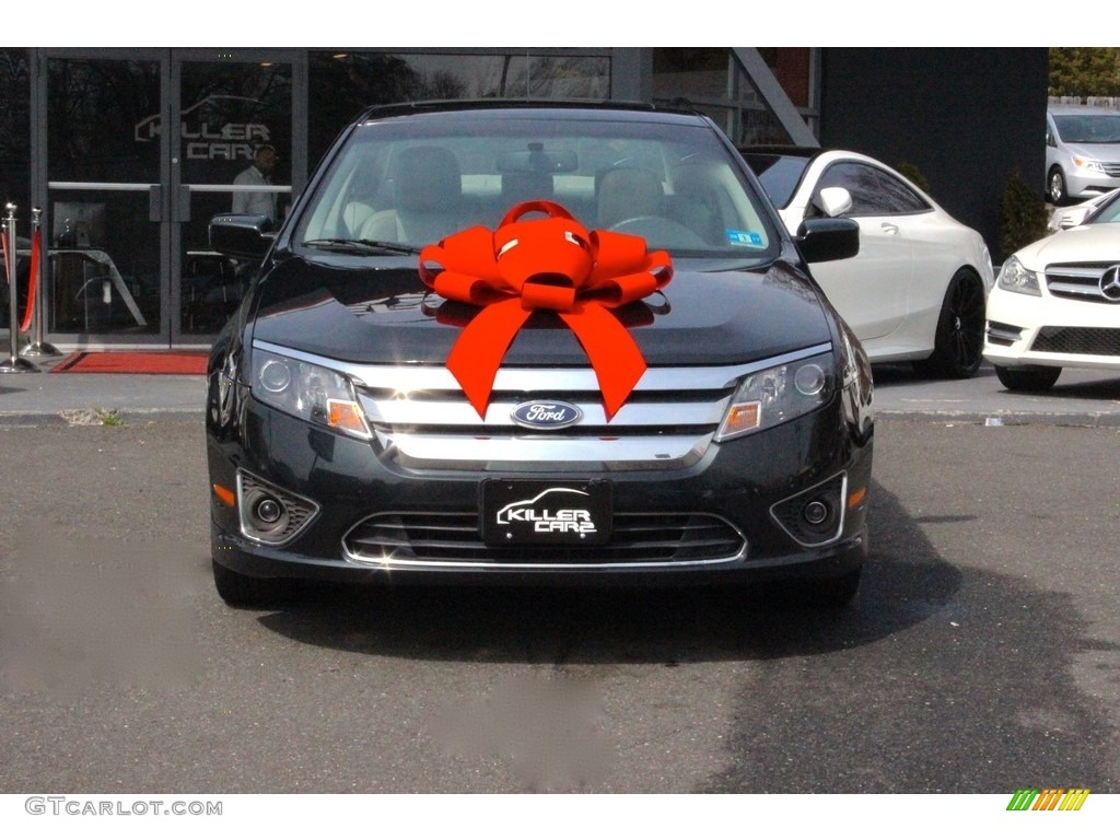 2010 Fusion Hybrid - Tuxedo Black Metallic / Charcoal Black photo #2