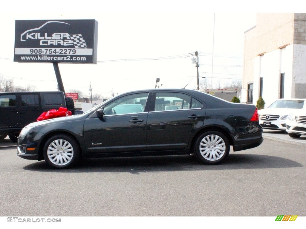 2010 Fusion Hybrid - Tuxedo Black Metallic / Charcoal Black photo #4