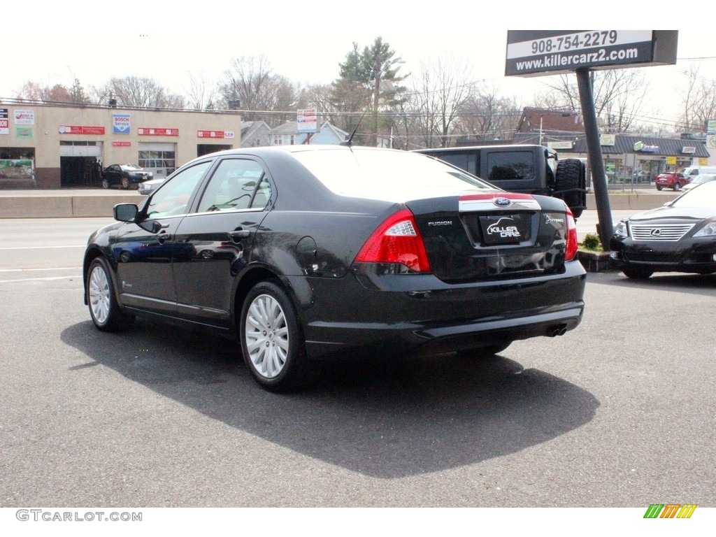 2010 Fusion Hybrid - Tuxedo Black Metallic / Charcoal Black photo #5