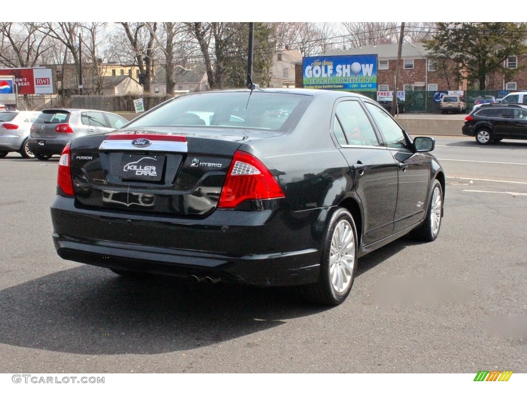 2010 Fusion Hybrid - Tuxedo Black Metallic / Charcoal Black photo #7